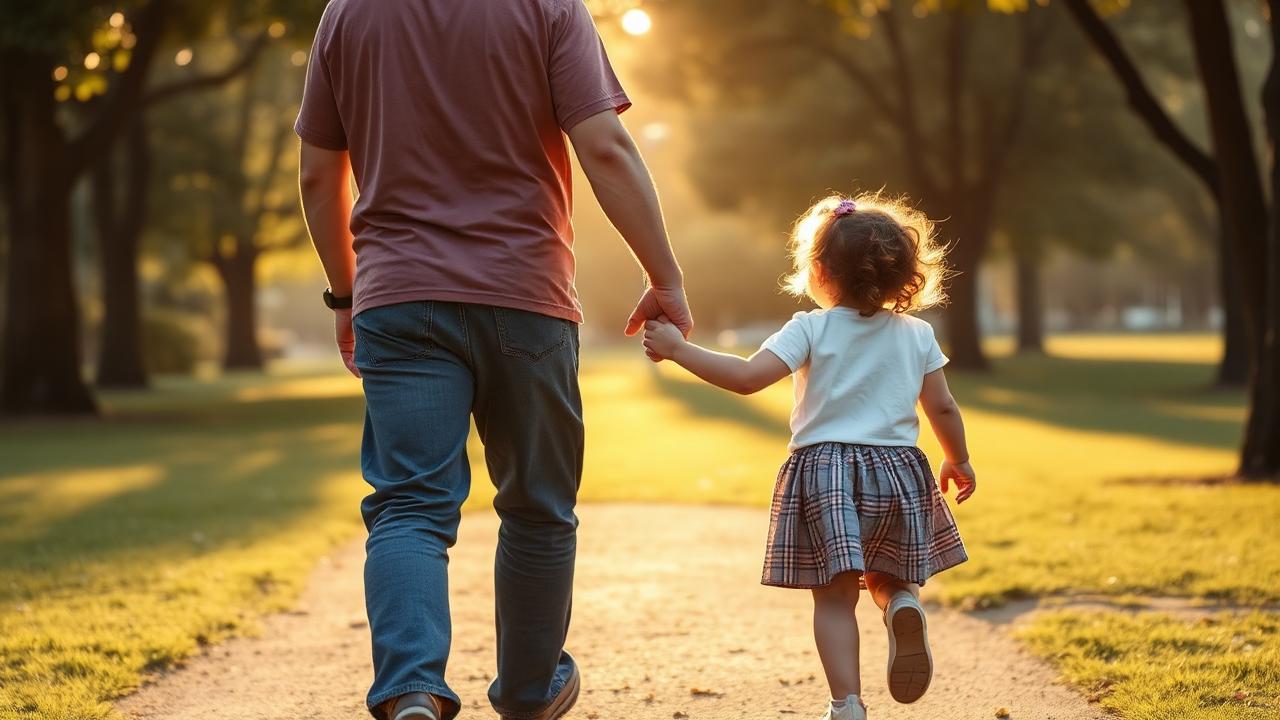 Padre compartiendo tiempo con su hija — custodia en Colombia